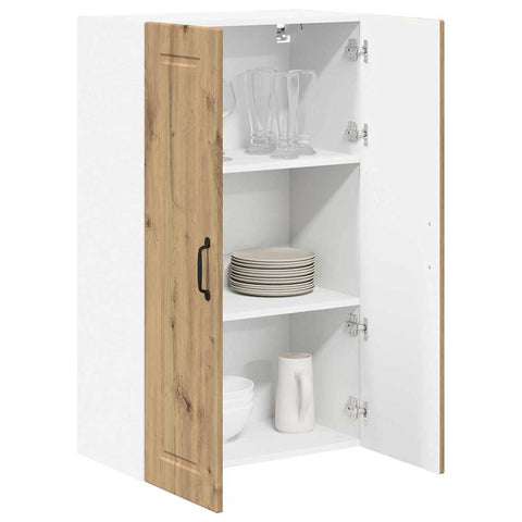 vidaXL Kitchen Wall Cabinet with Shelf Artisan Oak 60 x 31 x 100 cm