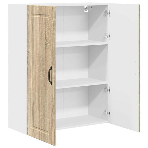 vidaXL Kitchen Wall Cabinet with Shelf Sonoma Oak 80 x 31 x 100 cm