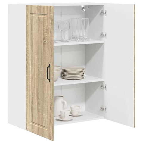 vidaXL Kitchen Wall Cabinet with Shelf Sonoma Oak 80 x 31 x 100 cm