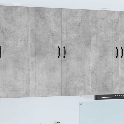 vidaXL Kitchen Wall Cabinet with Shelf Concrete Grey 80 x 31 x 100 cm