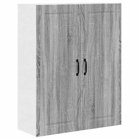 vidaXL Kitchen Wall Cabinet with Shelf Grey Sonoma 80 x 31 x 100 cm