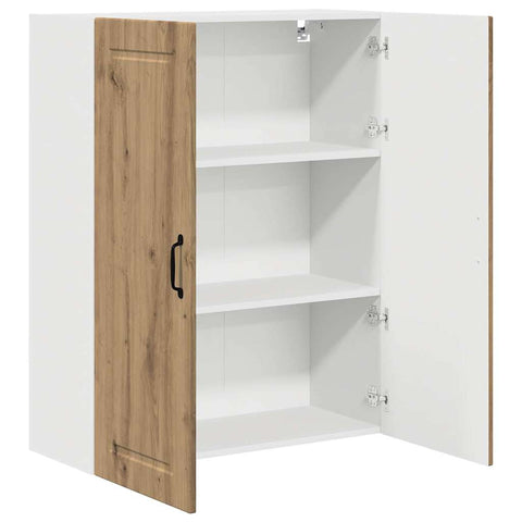vidaXL Kitchen Wall Cabinet with Shelf Artisan Oak 80 x 31 x 100 cm