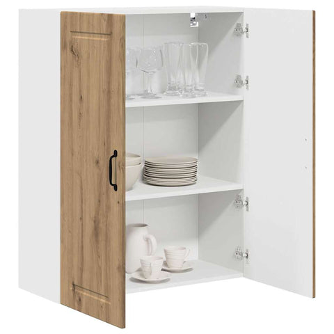 vidaXL Kitchen Wall Cabinet with Shelf Artisan Oak 80 x 31 x 100 cm