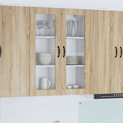 vidaXL Kitchen Wall Cabinet with Shelf Sonoma Oak 80 x 31 x 100 cm