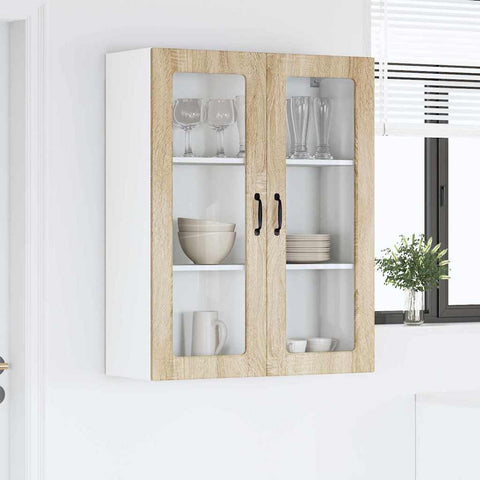 vidaXL Kitchen Wall Cabinet with Shelf Sonoma Oak 80 x 31 x 100 cm