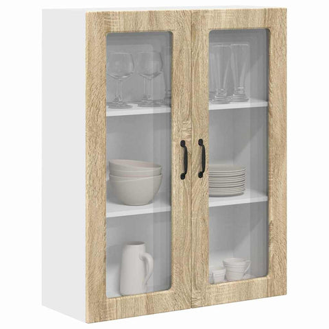 vidaXL Kitchen Wall Cabinet with Shelf Sonoma Oak 80 x 31 x 100 cm