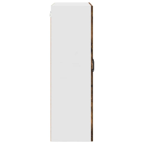vidaXL Kitchen Wall Cabinet with Shelf Smoked Oak 80 x 31 x 100 cm