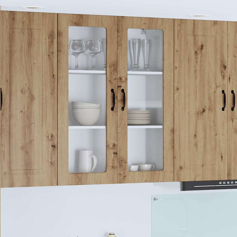 vidaXL Kitchen Wall Cabinet with Shelf Artisan Oak 80 x 31 x 100 cm