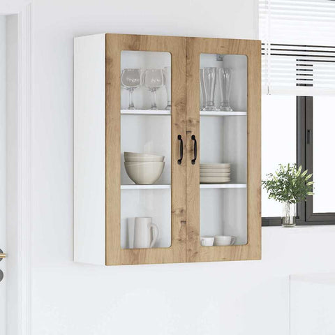 vidaXL Kitchen Wall Cabinet with Shelf Artisan Oak 80 x 31 x 100 cm