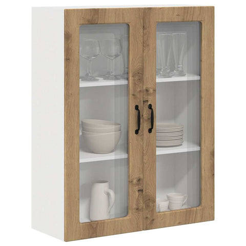 vidaXL Kitchen Wall Cabinet with Shelf Artisan Oak 80 x 31 x 100 cm