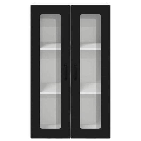 vidaXL Kitchen Wall Cabinet Black 60 x 31 x 100 cm Engineered Wood