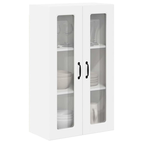 vidaXL Kitchen Wall Cabinet High Gloss White 60 x 31 x 100 cm