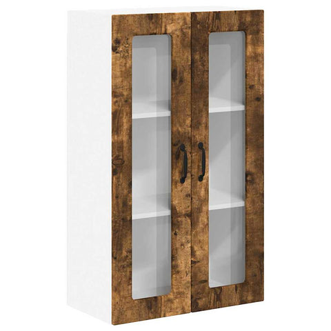 vidaXL Kitchen Wall Cabinet with Shelf Smoked Oak 60 x 31 x 100 cm