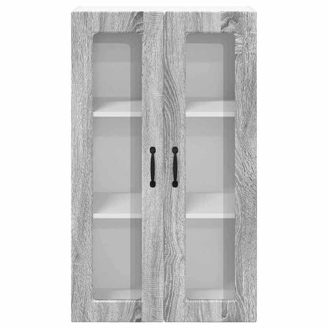 vidaXL Kitchen Wall Cabinet with Shelf Grey Sonoma 60 x 31 x 100 cm