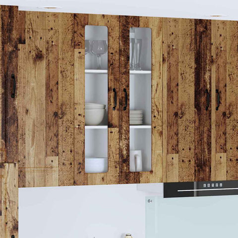 vidaXL Kitchen Wall Cabinet Old Wood 60 x 31 x 100 cm Engineered Wood