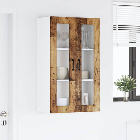 vidaXL Kitchen Wall Cabinet Old Wood 60 x 31 x 100 cm Engineered Wood