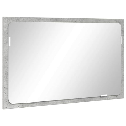 vidaXL Bathroom Furniture Set Concrete Grey Engineered Wood