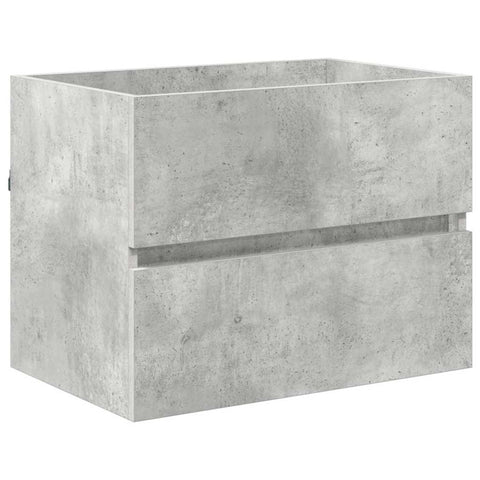 vidaXL Bathroom Furniture Set Concrete Grey Engineered Wood