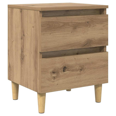 vidaXL Bed Cabinet Artisan Oak 40 x 35 x 50 cm Engineered Wood