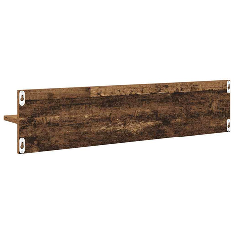 vidaXL Wall Shelves 4 pcs Old Wood 80 x 11.5 x 18 cm Engineered Wood