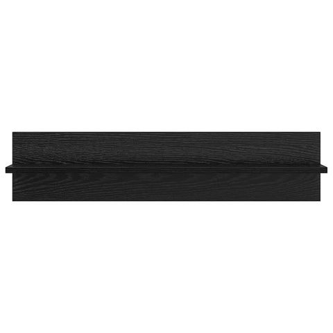 vidaXL Wall Shelves 4 pcs Black Oak 80 x 11.5 x 18 cm Engineered Wood