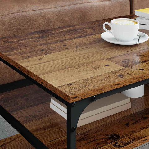 vidaXL Coffee Table Old Wood 100 x 50 x 45 cm Engineered Wood