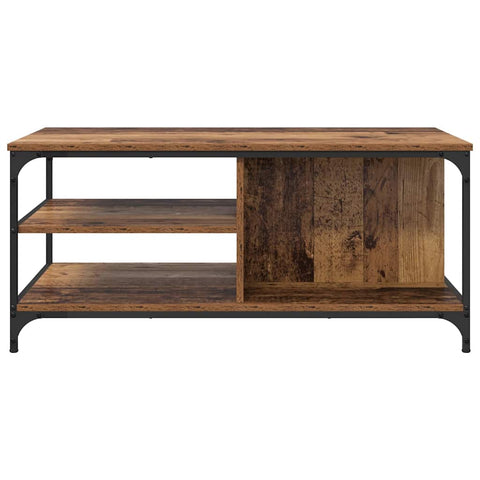 vidaXL Coffee Table Old Wood 100 x 50 x 45 cm Engineered Wood