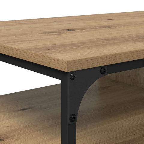 vidaXL Coffee Table Artisan Oak 100 x 50 x 45 cm Engineered Wood
