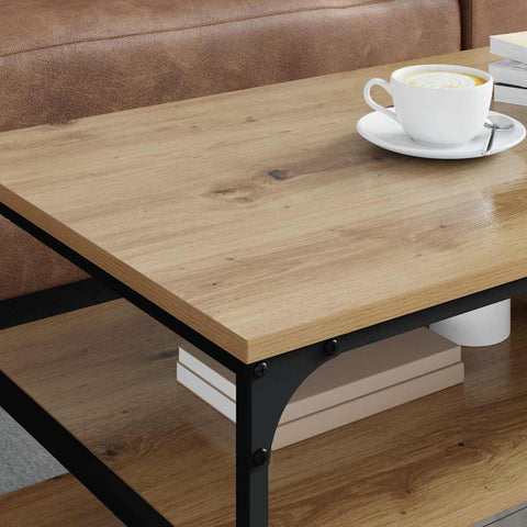 vidaXL Coffee Table Artisan Oak 100 x 50 x 45 cm Engineered Wood