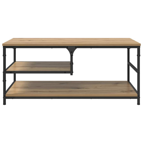 vidaXL Coffee Table Artisan Oak 90 x 49 x 40 cm Engineered Wood