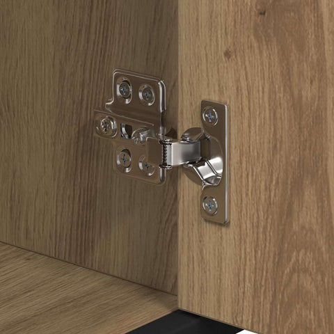 vidaXL Bathroom Cabinet with Shelf Artisan oak 35 x 37.5 x 188.5 cm