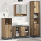 vidaXL Bathroom Cabinet with Shelf Artisan oak 35 x 37.5 x 188.5 cm