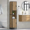 vidaXL Bathroom Cabinet with Shelf Artisan oak 35 x 37.5 x 188.5 cm
