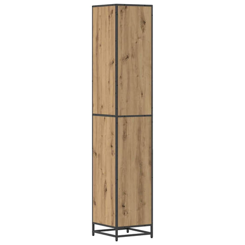vidaXL Bathroom Cabinet with Shelf Artisan oak 35 x 37.5 x 188.5 cm