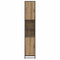 vidaXL Bathroom Cabinet with Shelf Artisan oak 35 x 37.5 x 188.5 cm