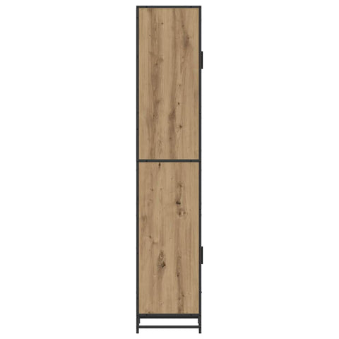 vidaXL Bathroom Cabinet with Shelf Artisan oak 35 x 37.5 x 188.5 cm