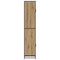 vidaXL Bathroom Cabinet with Shelf Artisan oak 35 x 37.5 x 188.5 cm