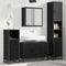 vidaXL Bathroom Furniture Set 3 pcs Black oak 90 x 33 x 60 cm
