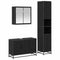 vidaXL Bathroom Furniture Set 3 pcs Black oak 90 x 33 x 60 cm