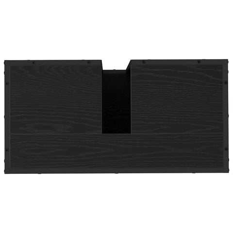 vidaXL Bathroom Furniture Set 4 pcs Black oak 65 x 33 x 60 cm