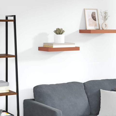 vidaXL Wall Shelf Wall-mounted Red 40 x 23.5 x 4 cm Engineered Wood