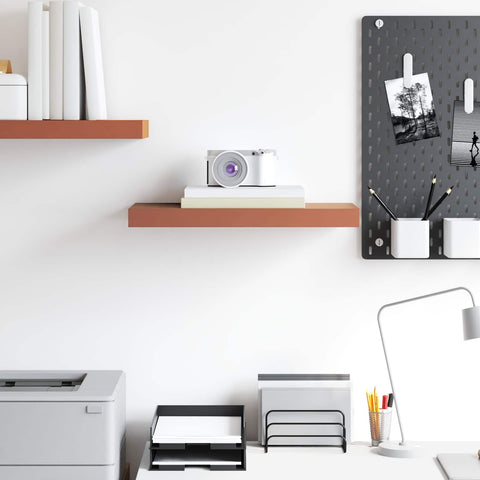 vidaXL Wall Shelf Wall-mounted Red 50 x 23 x 4 cm Engineered Wood