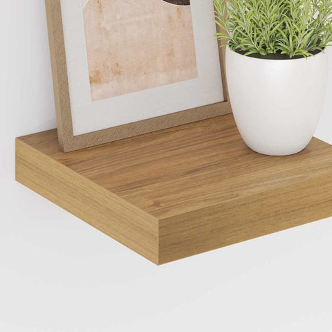 vidaXL Wall Shelf Wall-mounted Brown 23 x 23.5 x 4 cm Engineered Wood