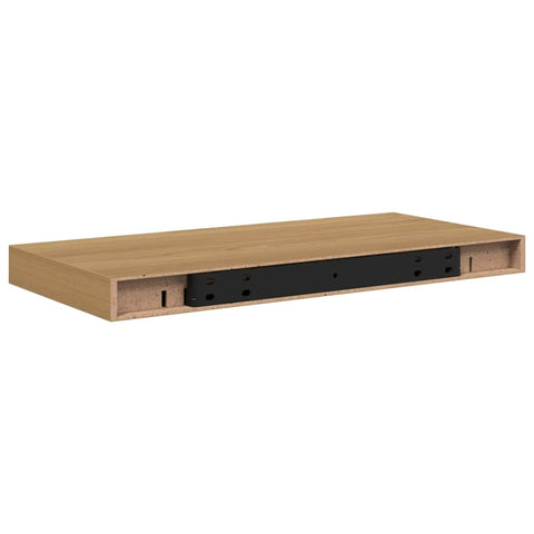 vidaXL Wall Shelf 4 pcs Brown 50 x 23 x 4 cm Engineered Wood