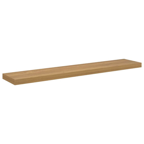 vidaXL Wall Shelf 4 pcs Brown 120 x 23.5 x 4 cm Engineered Wood