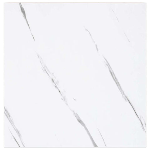 vidaXL Wall Shelf 2 pcs White Marble 23 x 23.5 x 4 cm Engineered Wood