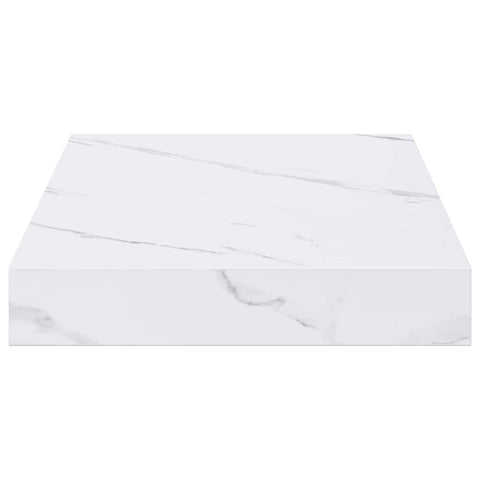 vidaXL Wall Shelf 4 pcs White Marble 40 x 23.5 x 4 cm Engineered Wood