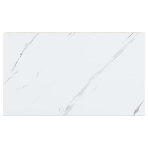 vidaXL Wall Shelf 4 pcs White Marble 40 x 23.5 x 4 cm Engineered Wood