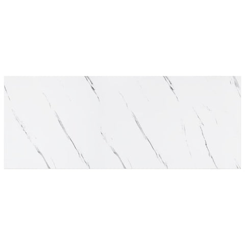 vidaXL Wall Shelf 4 pcs White Marble 60 x 23 x 4 cm Engineered Wood