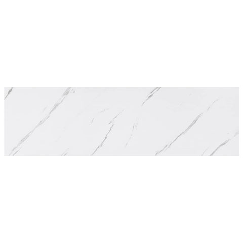vidaXL Wall Shelf White Marble 80 x 23.5 x 4 cm Engineered Wood